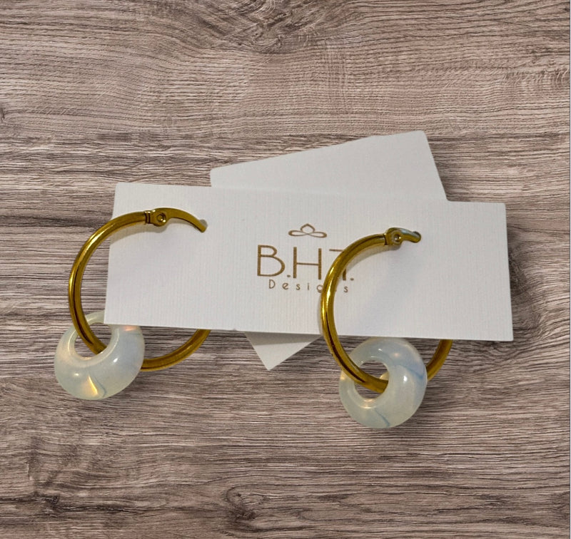 ARETES PIEDRA LUNA