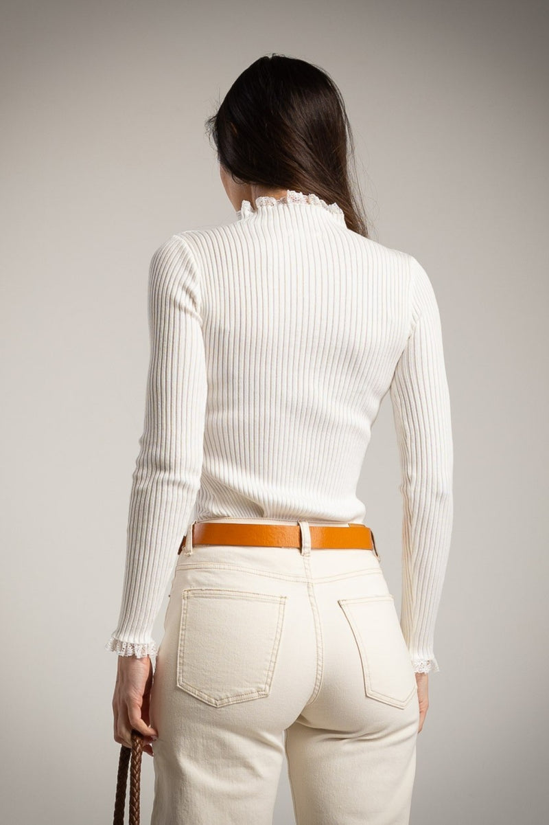 Sweater Canale Combinado Blonda