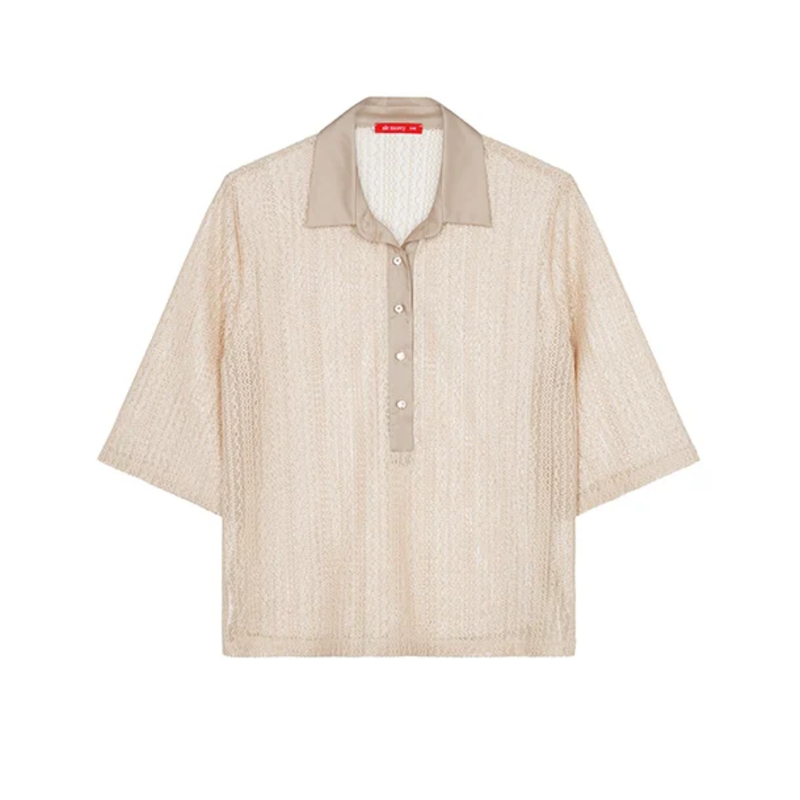 CAMISA LACE BEIGE