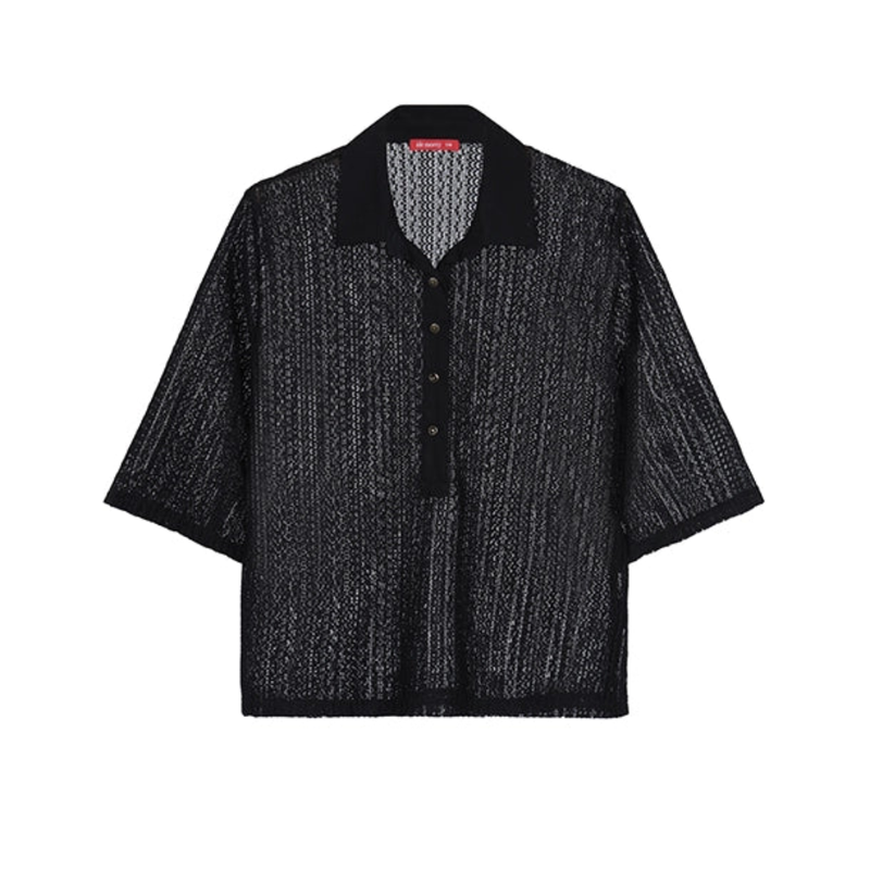 CAMISA LACE NEGRO