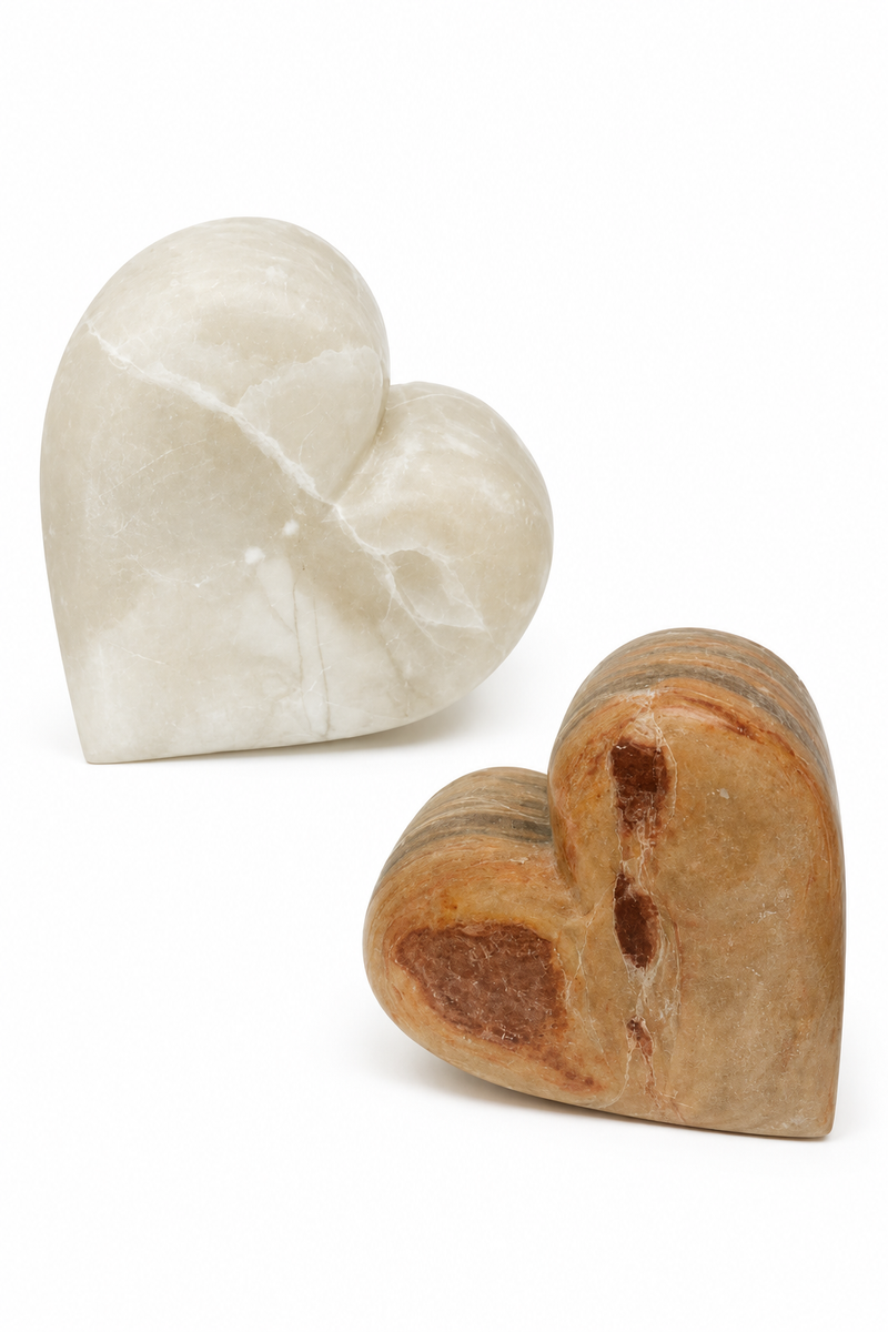 Corazón De Alabastro Andino 10 CM