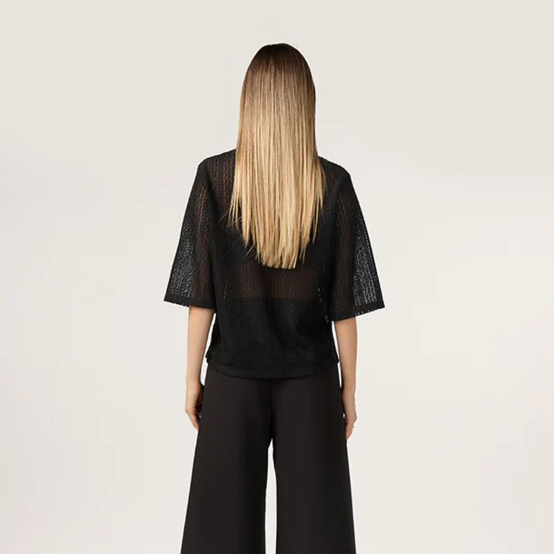 CAMISA LACE NEGRO