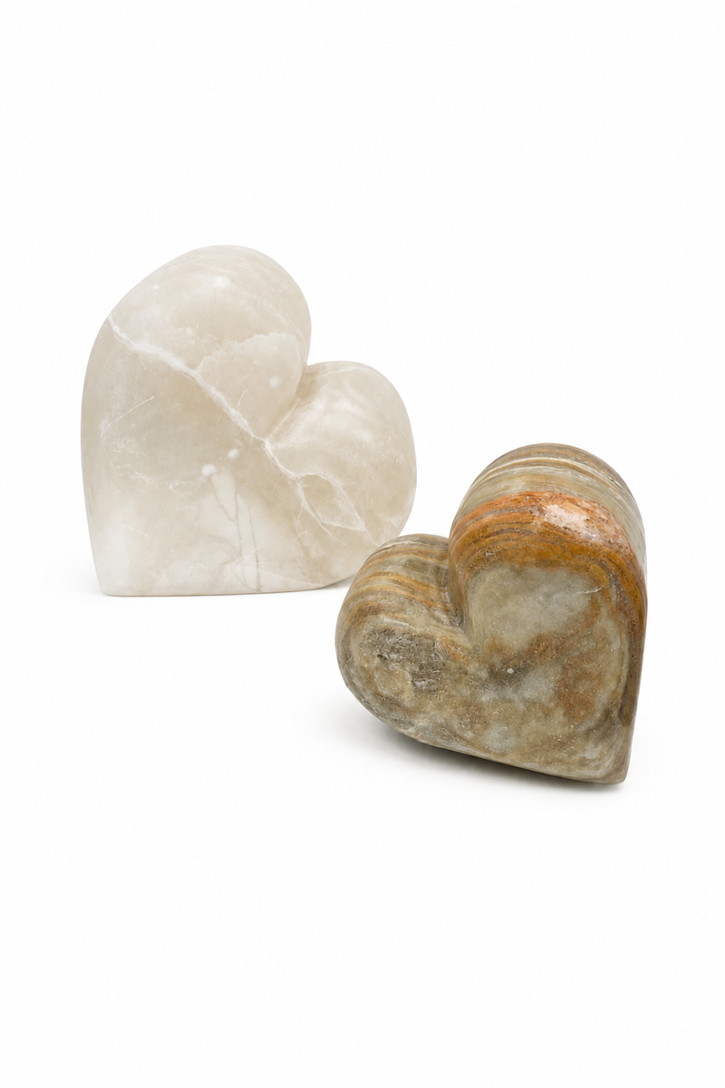 Corazón De Alabastro Andino 10 CM