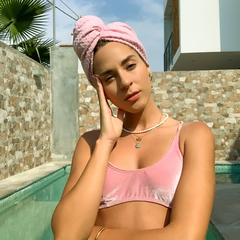 TURBANTE KALA ROSADO