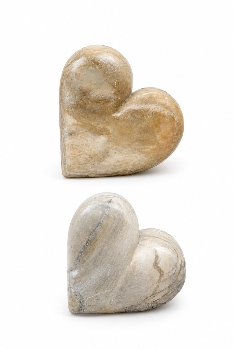 Corazón De Alabastro Andino 10 CM