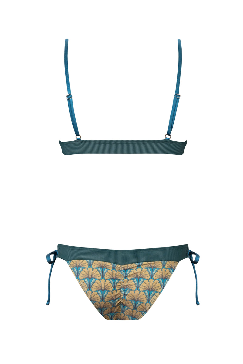 BIKINI CALZÓN ALICE VERDE MOSTAZA
