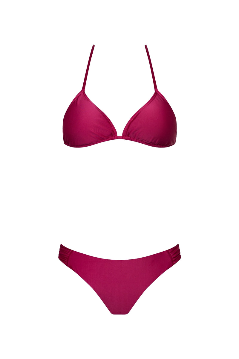 BIKINI CALZÓN DRAPEADO C UVA