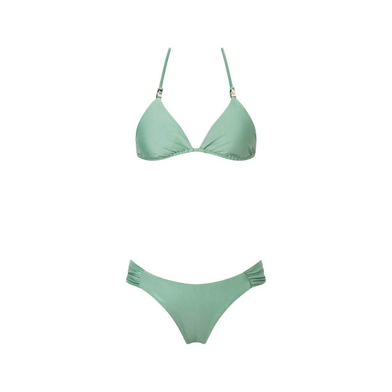 BIKINI CALZÓN DRAPEADO C VERDE OLIVA