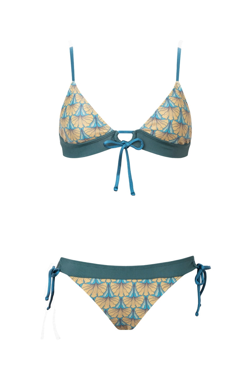 BIKINI CALZÓN ALICE VERDE MOSTAZA