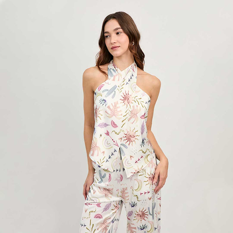 BLUSA OFELIA EST. BLANCO