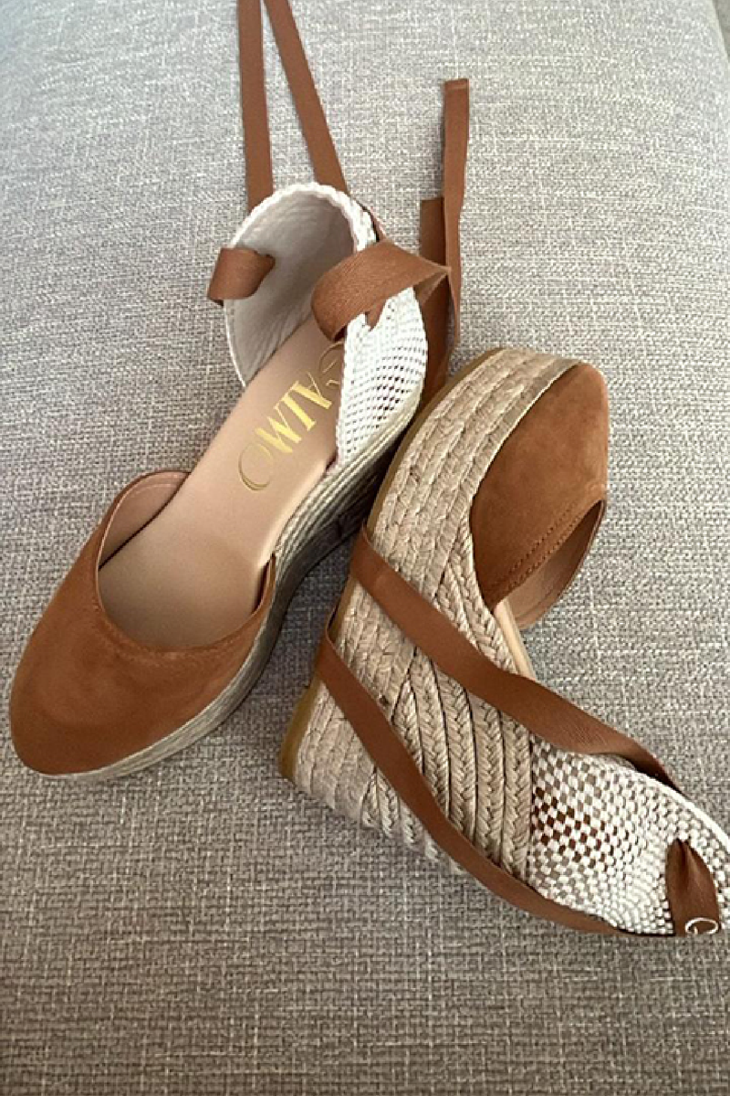 Alpargata con Cinta Koa Brown