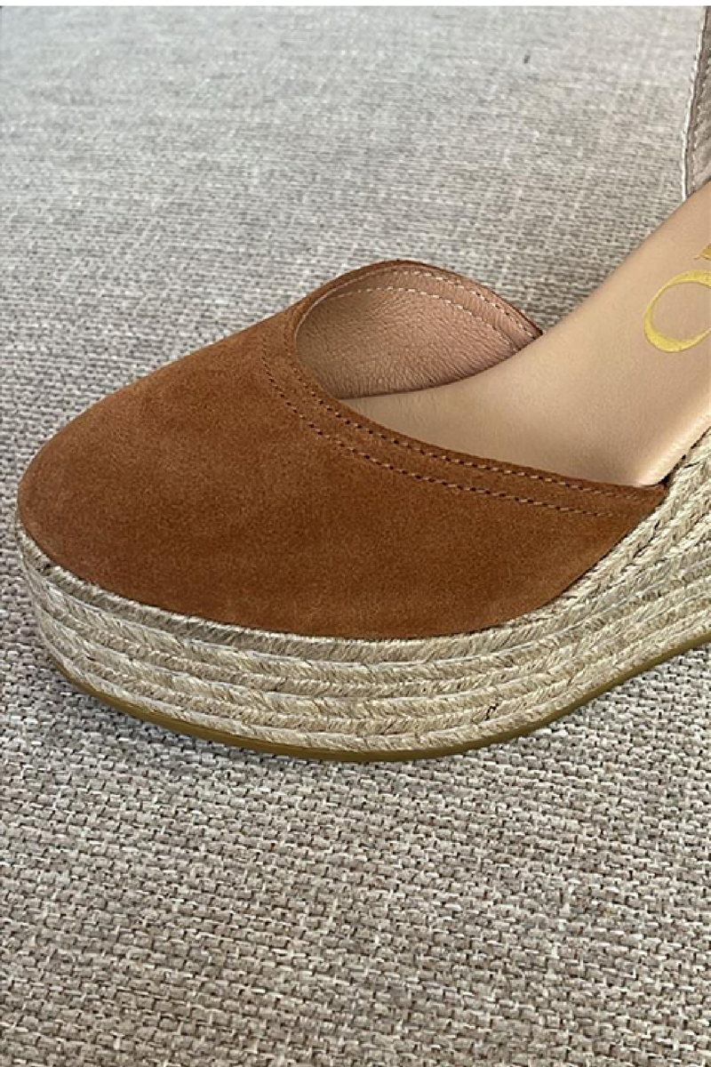 Alpargata con Cinta Koa Brown