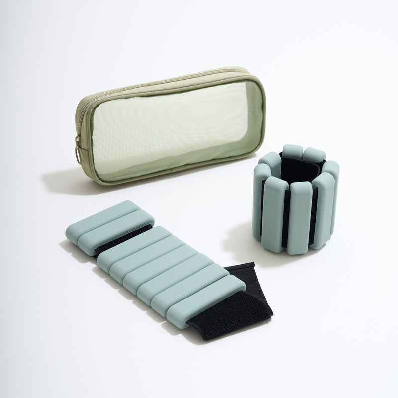 Set de pesas para muñeca o tobillo color mist