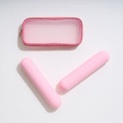 Pesas de forma recta color flamingo