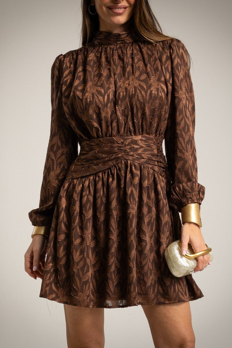 Vestido Devoré Fajin