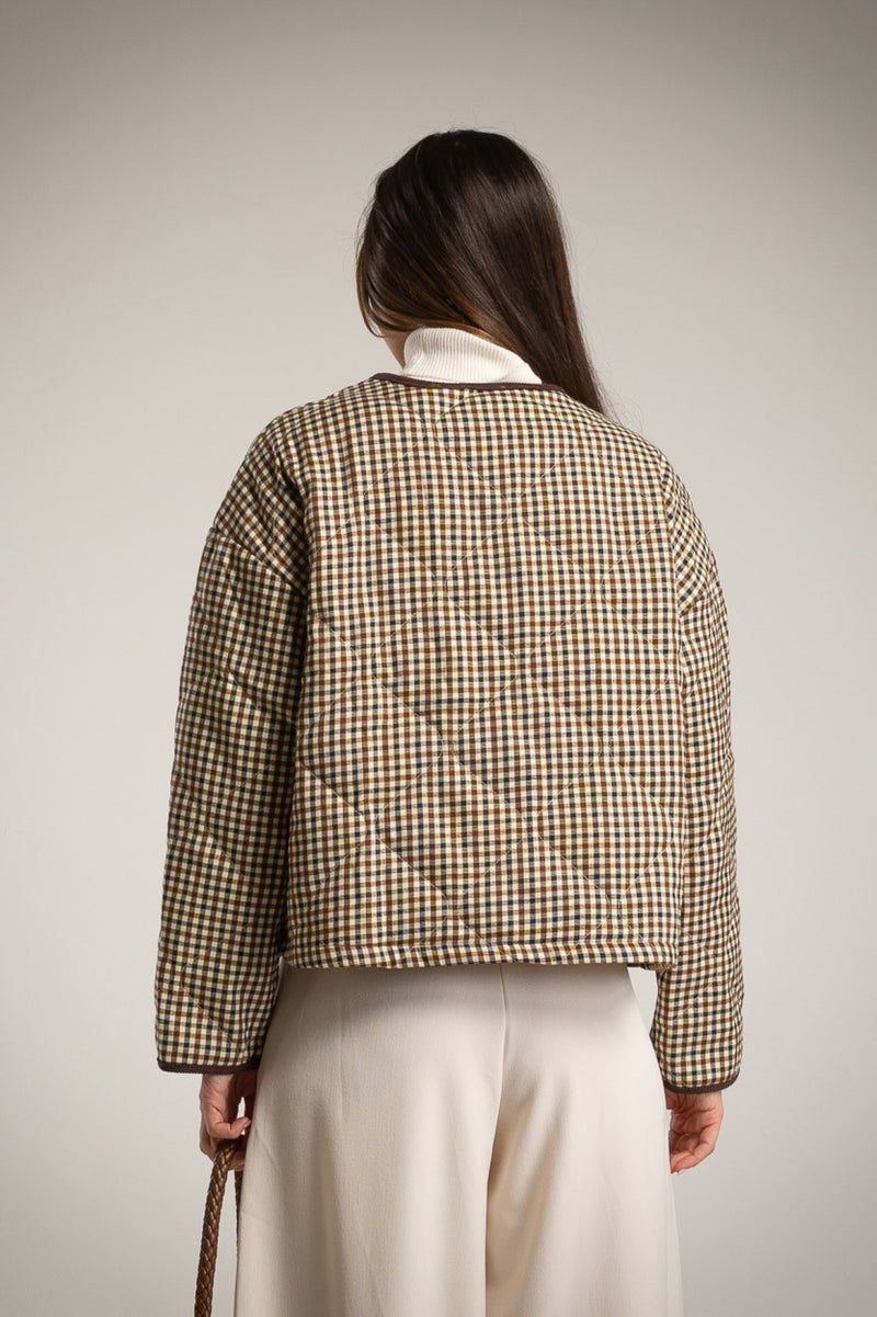Chaqueta Acolchada Rombos Cuadros Harrys