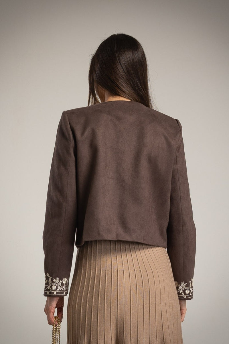 Chaqueta Forrada Bordados Tirol