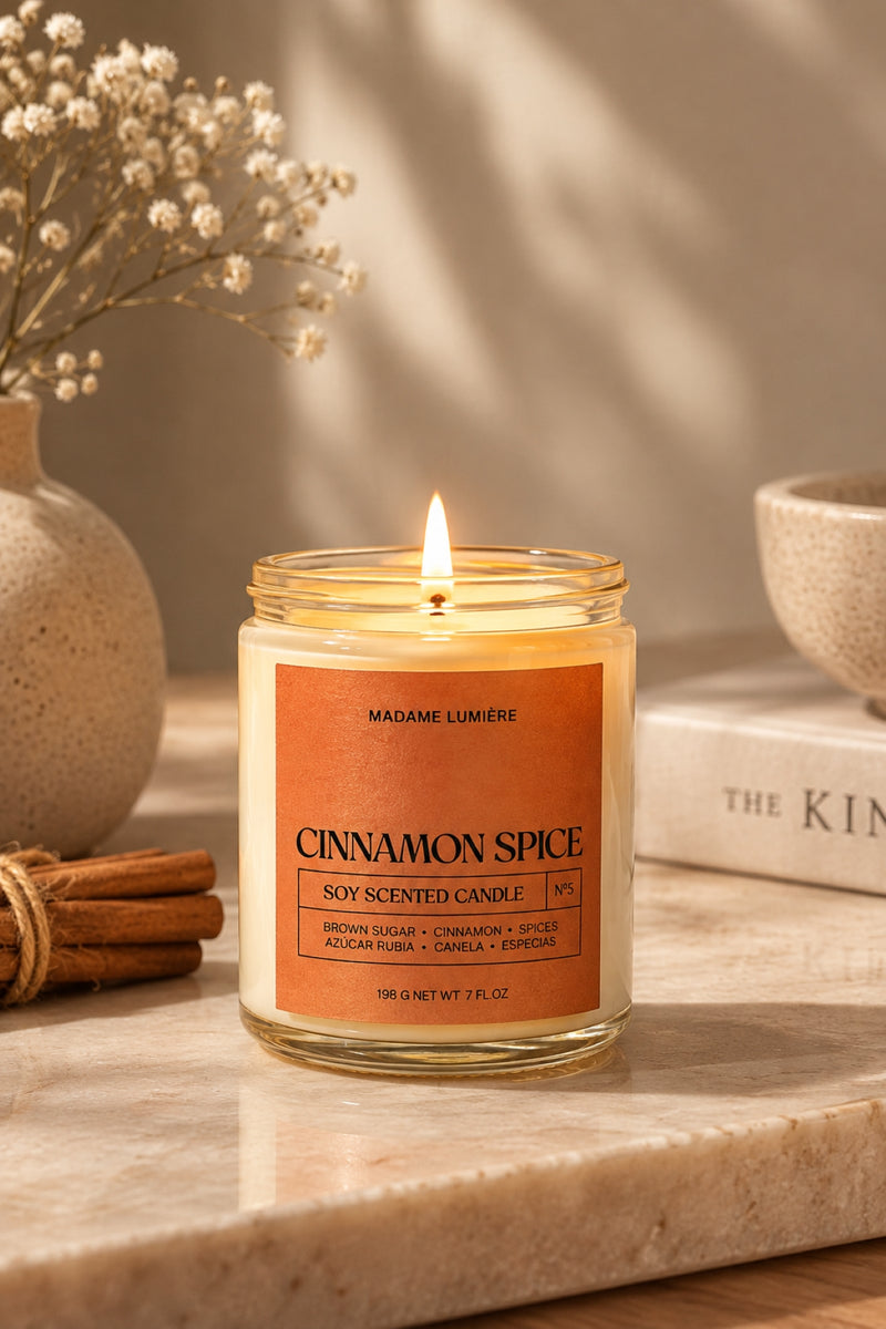 Vela Aromática de Soya Cinnamon Spice