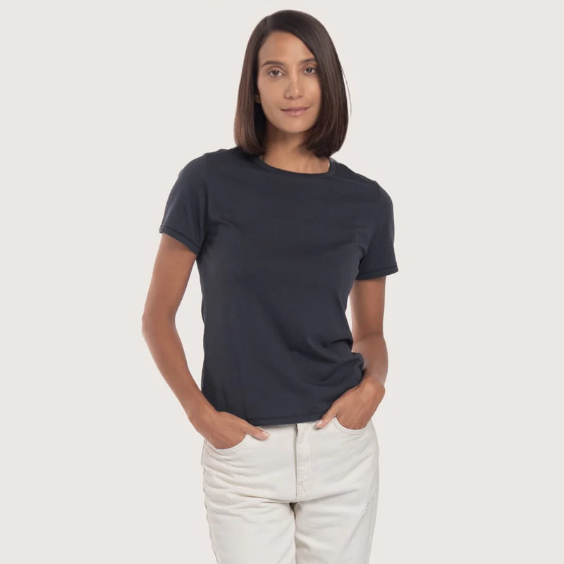 T-SHIRT PIMA 30/1 MUJER CUELLO REDONDO