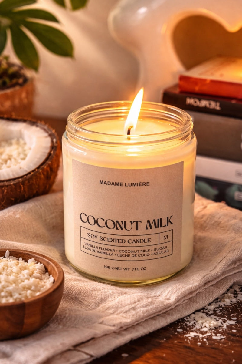 Vela Aromática de Soya Coconut Milk