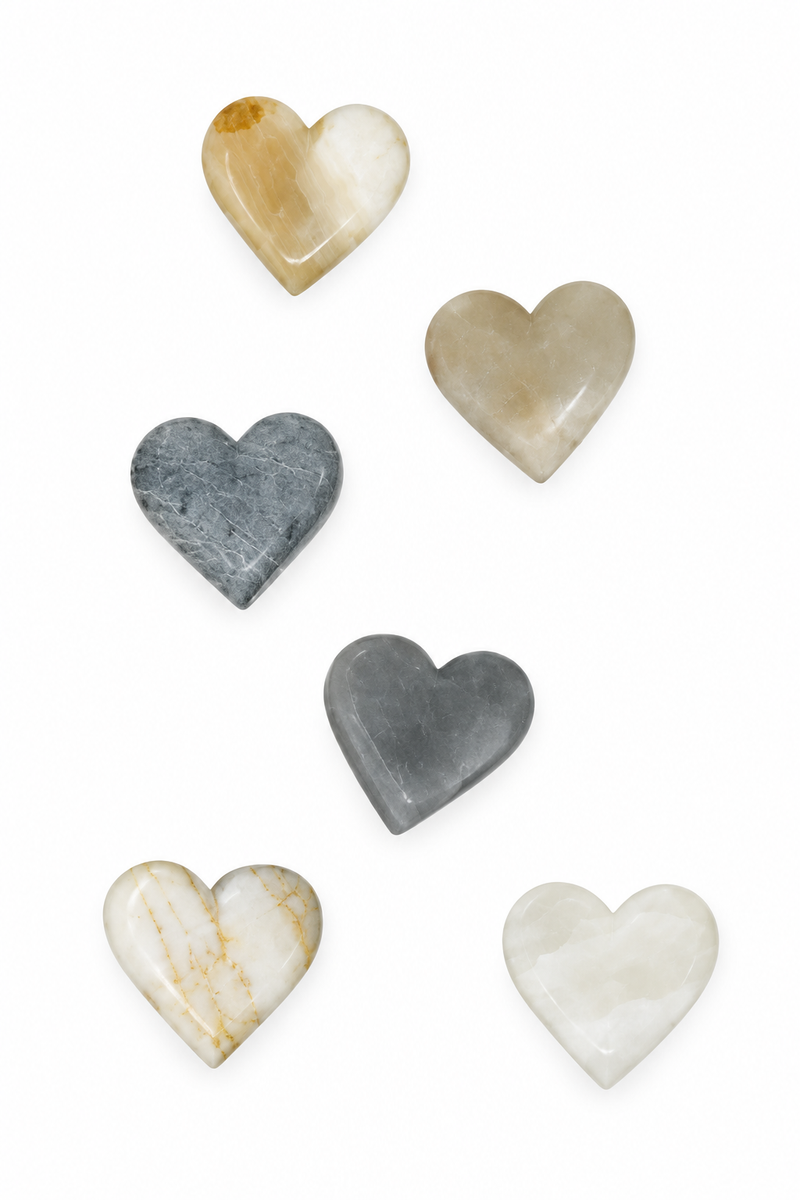 Corazón De Alabastro Andino 7 CM