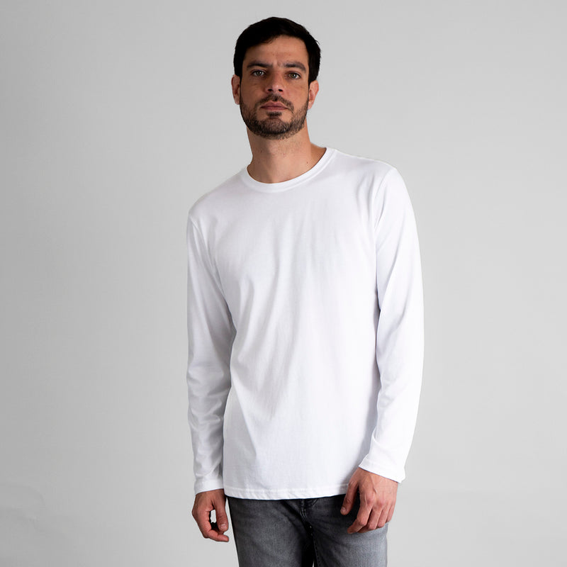 POLO MANGA LARGA CUELLO REDONDO