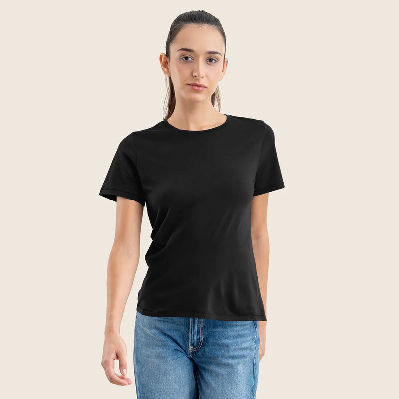 T-SHIRT PIMA 30/1 MUJER CUELLO REDONDO