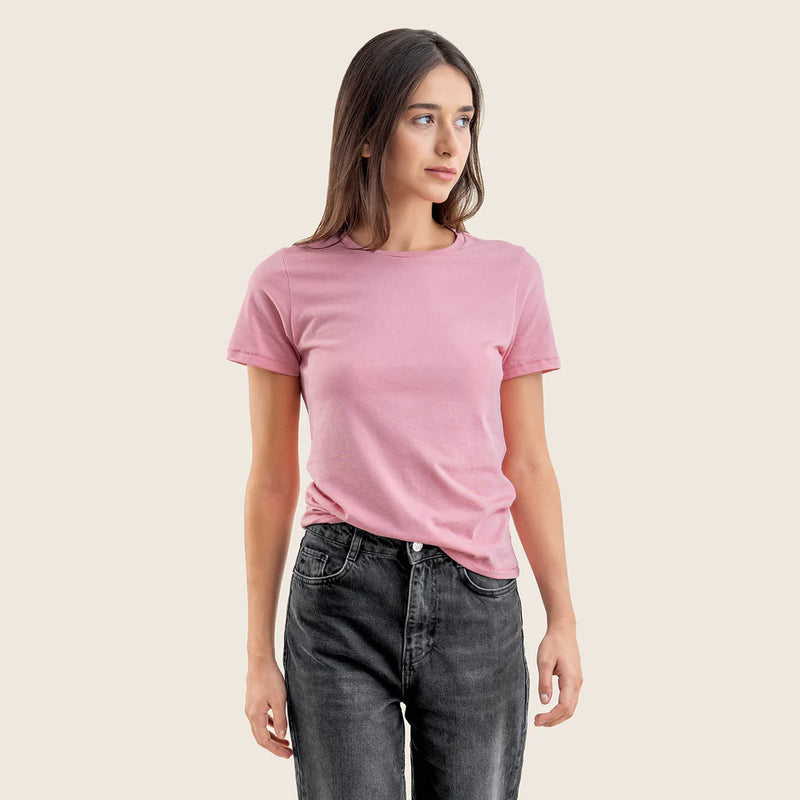 T-SHIRT PIMA 30/1 MUJER CUELLO REDONDO