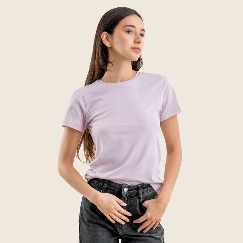 T-SHIRT PIMA 30/1 MUJER CUELLO REDONDO