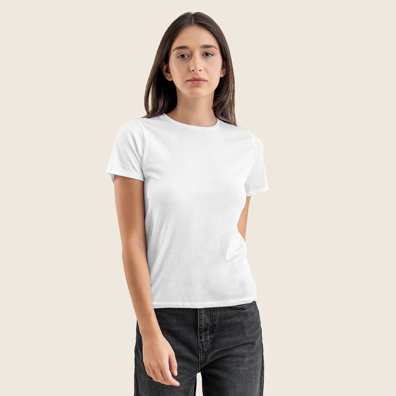 T-SHIRT PIMA 30/1 MUJER CUELLO REDONDO