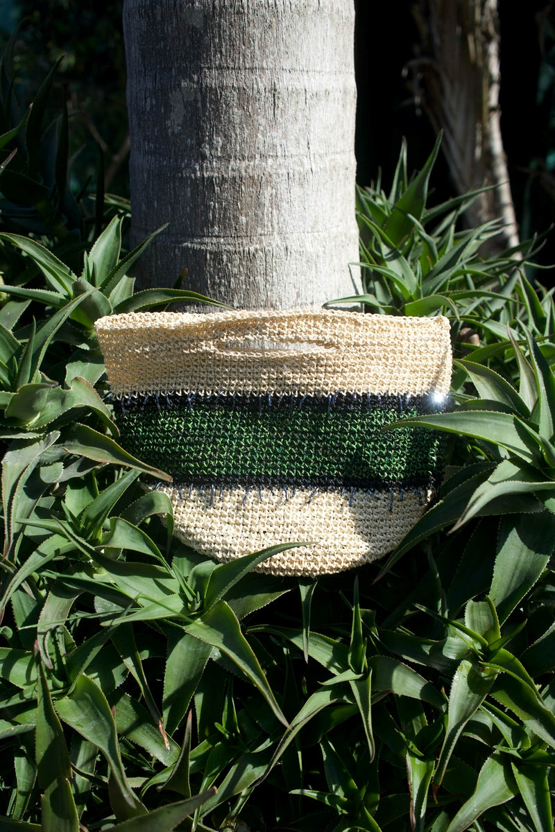 Cartera Tejida de Mano Pacha Verde