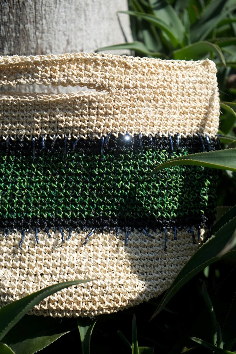 Cartera Tejida de Mano Pacha Verde