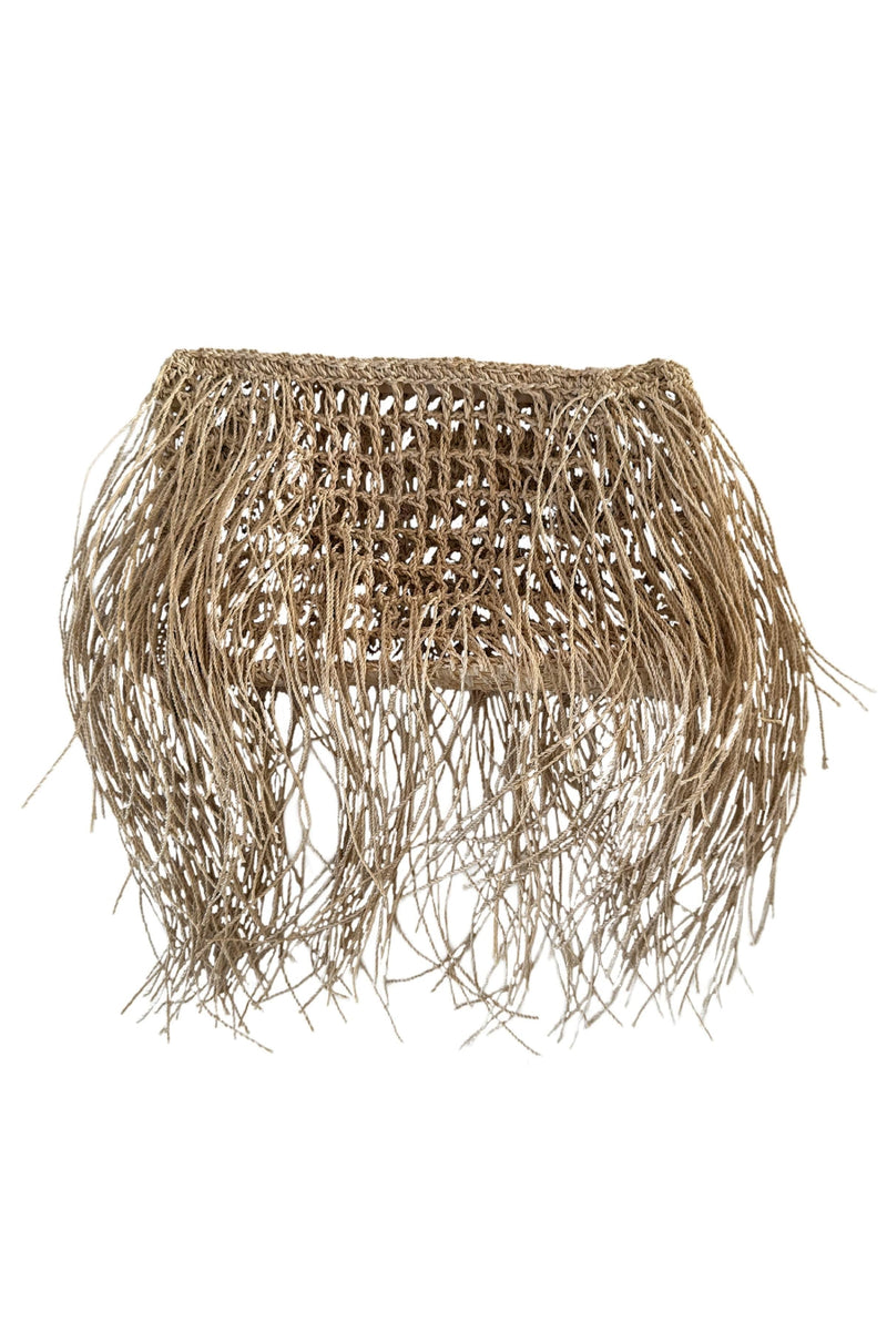 Cartera de Mano Aly – Clutch de Chambira con Flecos