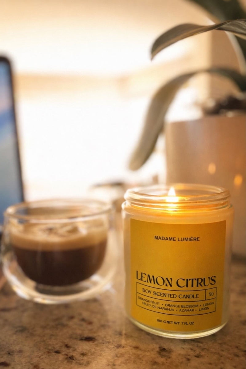 Vela Aromática de Soya Lemon Citrus
