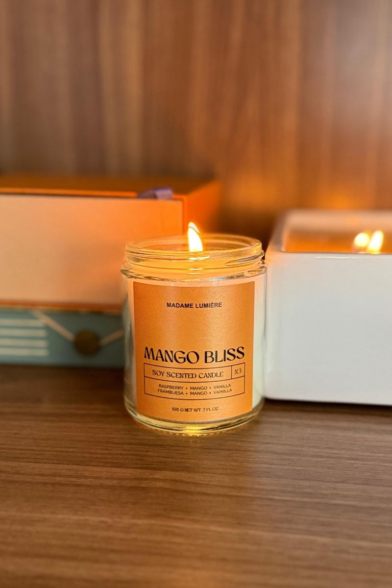 Vela Aromática de Soya Mango Bliss