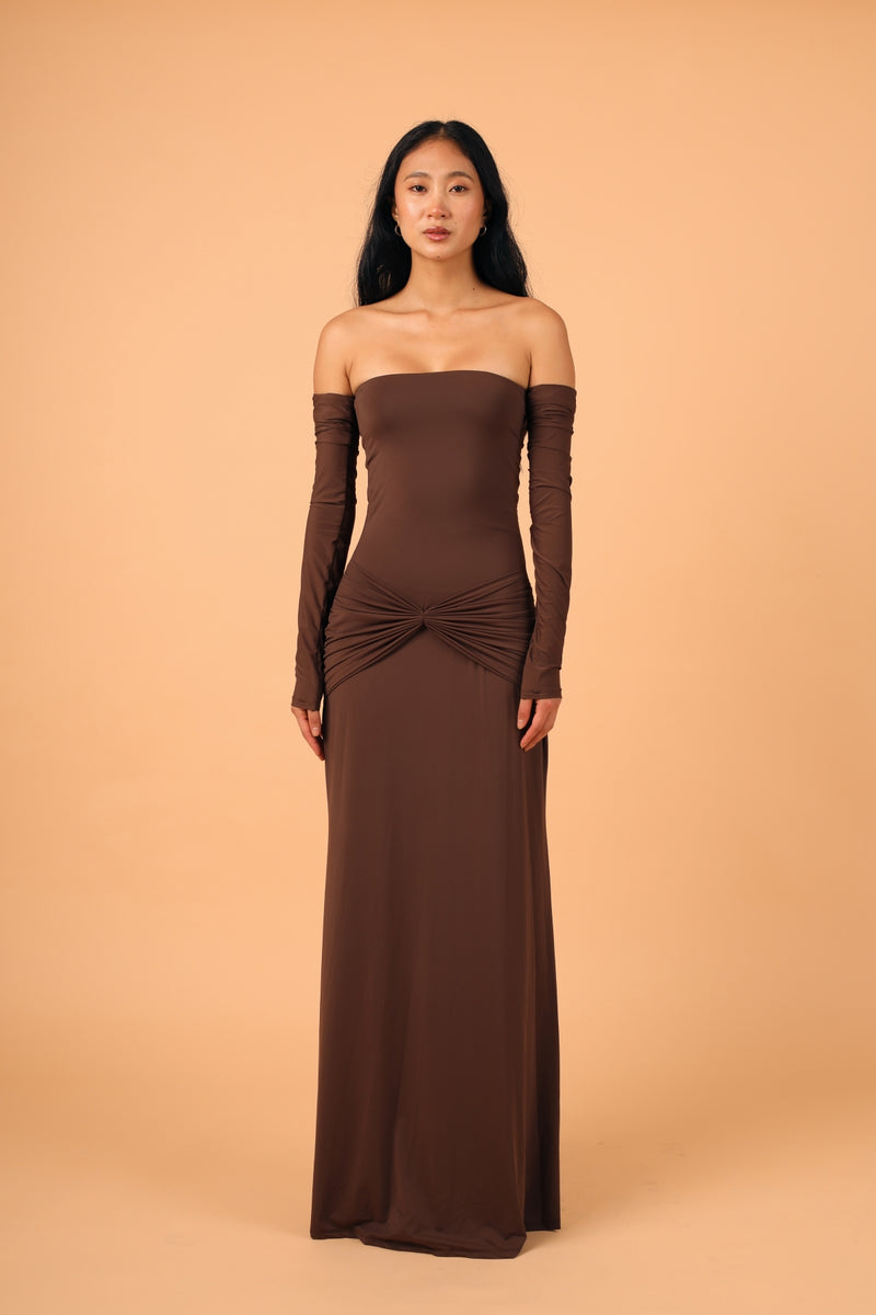 Vestido Milan Brown