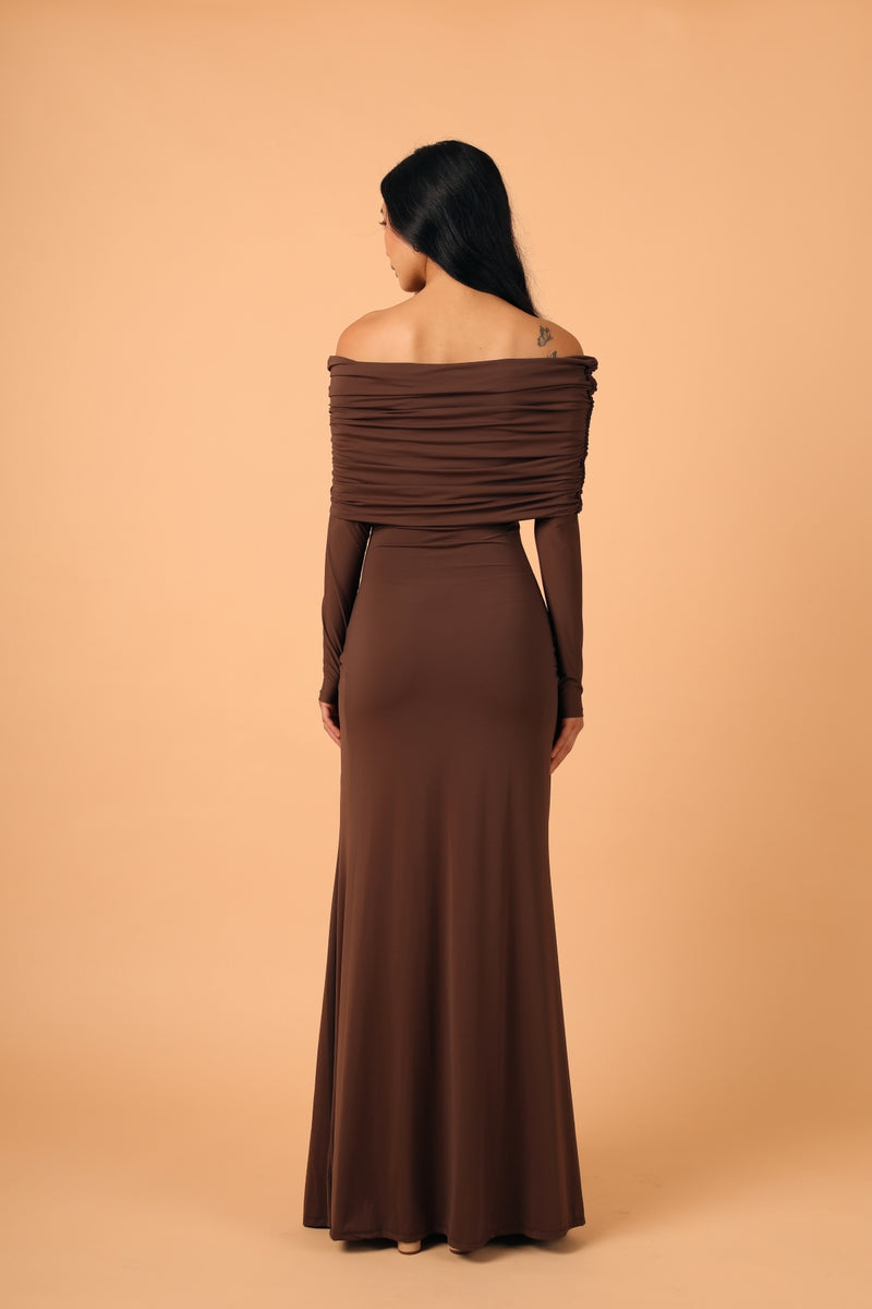 Vestido Milan Brown