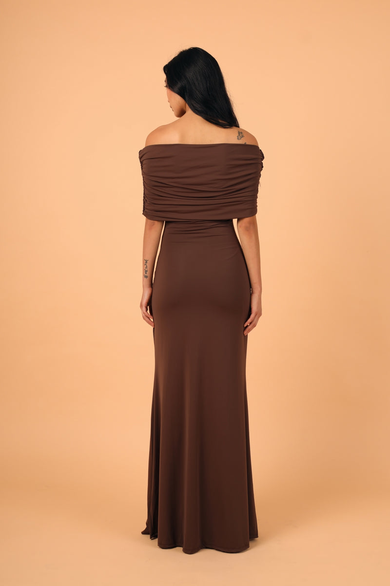 Vestido Milan Brown