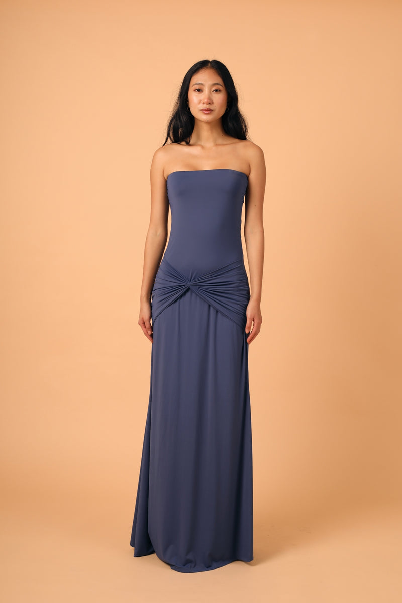 Vestido Milan Deep Blue