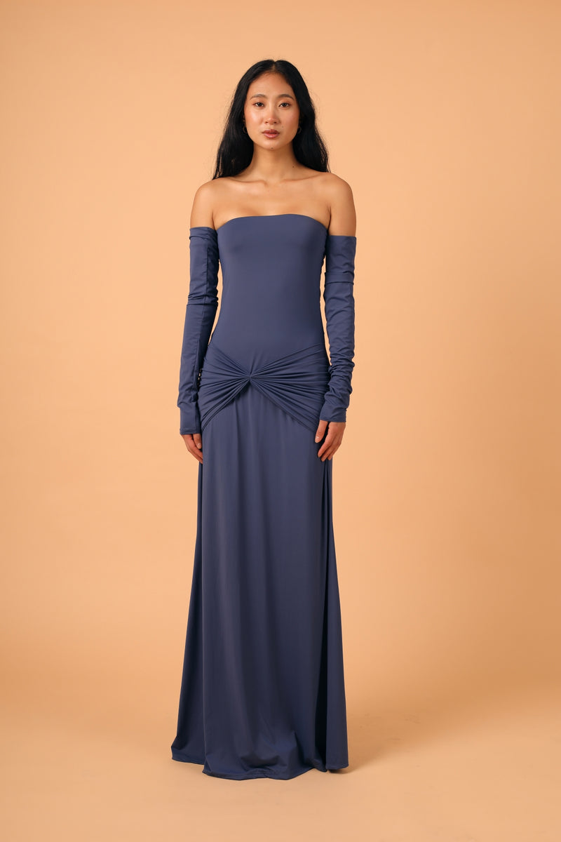 Vestido Milan Deep Blue