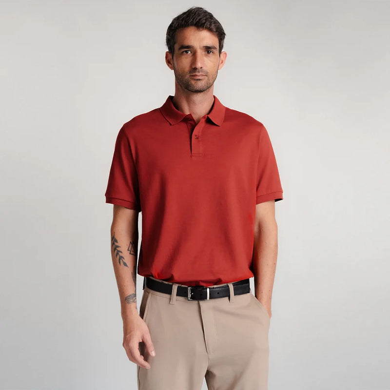 POLO PIQUE CUELLO CAMISERO