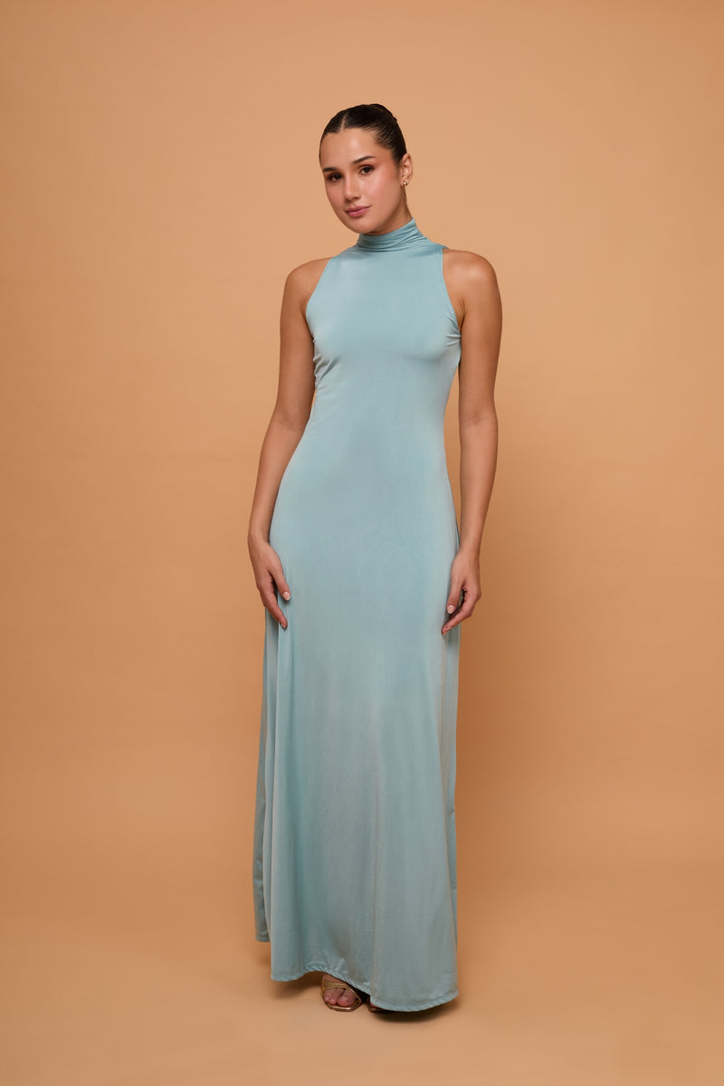 Vestido Roma Turquoise