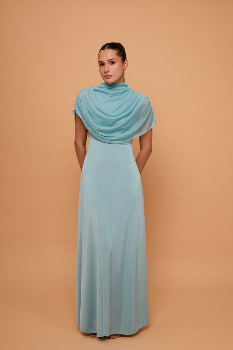 Vestido Roma Turquoise