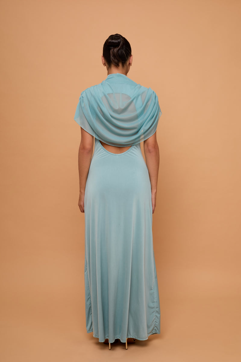 Vestido Roma Turquoise