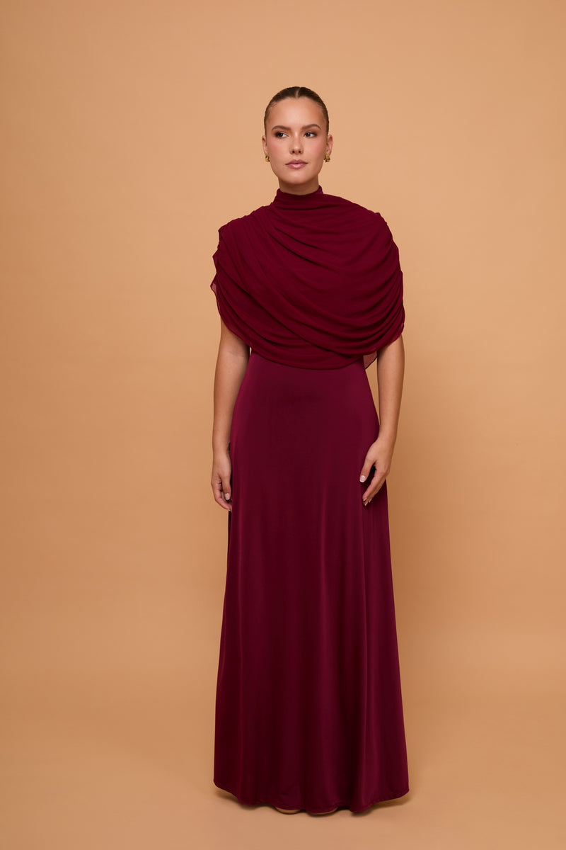 Vestido Roma Wine