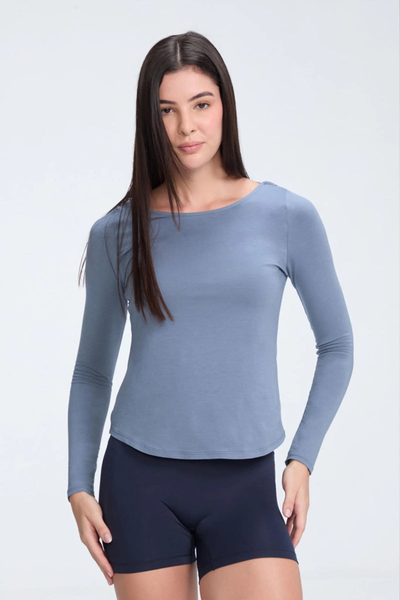 Polo Manga Larga Clea Mitre Mujer