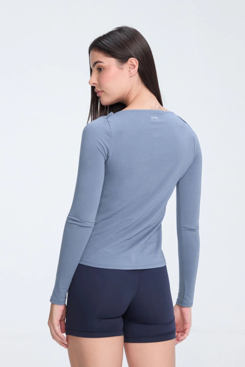 Polo Manga Larga Clea Mitre Mujer