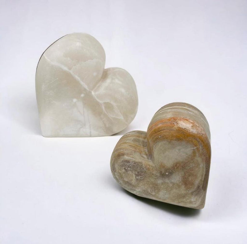 Corazón De Alabastro Andino 10 CM