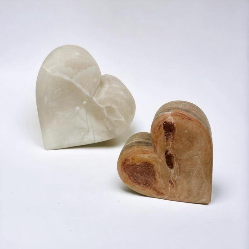 Corazón De Alabastro Andino 10 CM