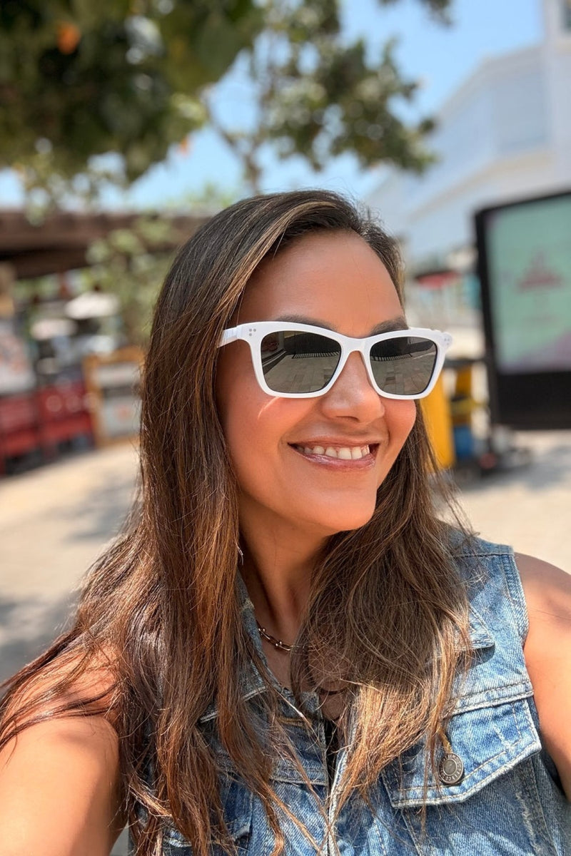 Lentes de Sol Silcia White Marca Betinelli